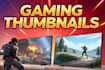design gaming thumbnails for youtube