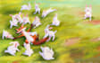 create watercolor children story book illustration or animal story illustration