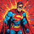 design an amazing superhero pop art