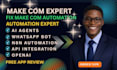 setup make com automation fix make com and make com expert made com