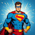 design an amazing superhero pop art