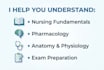 tutor nursing students in anatomy, pharmacology and exams
