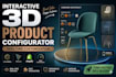 create an interactive 3d product configurator using threejs, gsap, and webgl