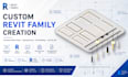 model fully parametric revit families upto lod 400