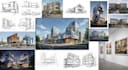 draw digital architectural sketches and illustrations
