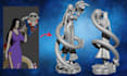 convert 2d image or drawing into 3d model stl for toys, products and 3d printing