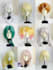 cosplay wig customized armor item