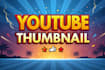 design catchy and unique youtube thumbnail