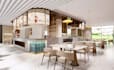 remodel3d bistro restaurant,hotel buffet,cafeteria render,dining hall layout,skp