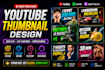 design viral youtube thumbnails with high CTR