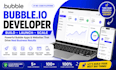 build bubble io app, bubble website, bubble mvp, bubble saas io bubble developer