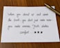 write anything with my beautiful handwriting