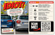 design funny parking warning cards