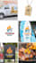 design modern cafe logo for coffee shop and restaurants