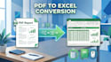 do fast and accurate date entry and PDF to excel conversion