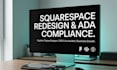 design custom figma to squarespace website redesign with ada compliance