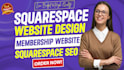 squarespace website, squarespace design, squarespace redesign, squarespace seo