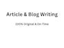 write engaging blog posts and articles