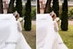 wedding photo batch editing and retouching