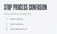 write clear business procedures and sops