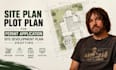 site plan, plot plan for permit application, site development plan drafting