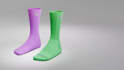 design 3d socks mockup, 3d socks render, 3d textile and glove mockup