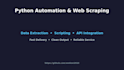 python automation web scraping and data extraction services