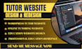 design a private tutor website, tutoring website wordpress tutor lms
