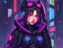 design cyberpunk character, original character design