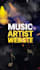 create a custom music website for musicians and artists