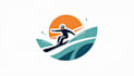 make modern ski snowboard logo with express delivery