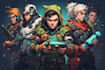 create professional gaming character for game for you