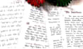 write letters, notes, and any handwriting