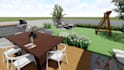 design your residential garden with 2d plan and 3d visuals
