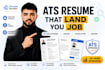 rewrite and design an ats friendly resume within 24 hours