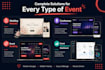 design your event website and event management system