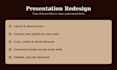 redesign your powerpoint presentation