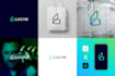 create a modern crypto, blockchain, and cybersecurity logo
