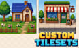 create custom pixel art tilesets and game environment assets