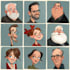 draw a christmas cartoon illustration