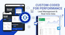 build a professional landing page with firebase backend integration