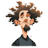 draw halfbody full color caricature