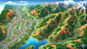 design subdivision drone orthophoto topographic trail hiking interactive maps