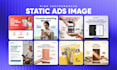 design meta static ads ugc style ad creative