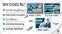 make modern and engaging youtube thumbnail designs