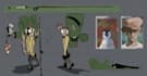 draw concept art sheets for characters, monsters or environments
