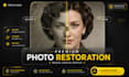 old photo restoration and editing
