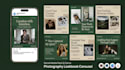 create canva carousel instagram template social media kit, press kit,brand kit