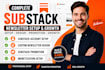 setup substack account substack newsletter template design substack promotion