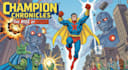 illustrate a superhero comic cover art